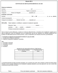 Certificados de Gas Valencia